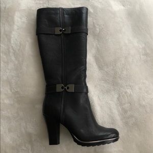 8W Sofft Whitley Black Knee High Boot Size 8W New in Box Retail $225 (T)